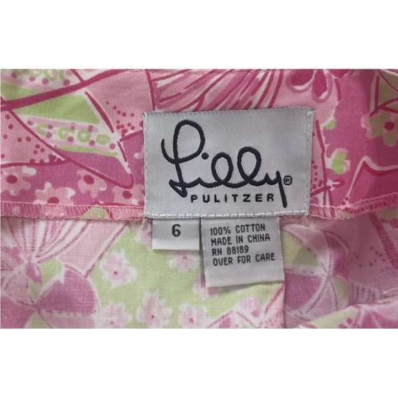 Lilly Pulitzer Clarissa Sunset Pink Beach Blanket Bingo size 6 NWT RARE - Picture 3 of 4